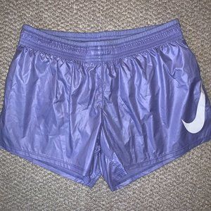 Nike Swoosh Run Women's Small Running Shorts Light Thistle/White